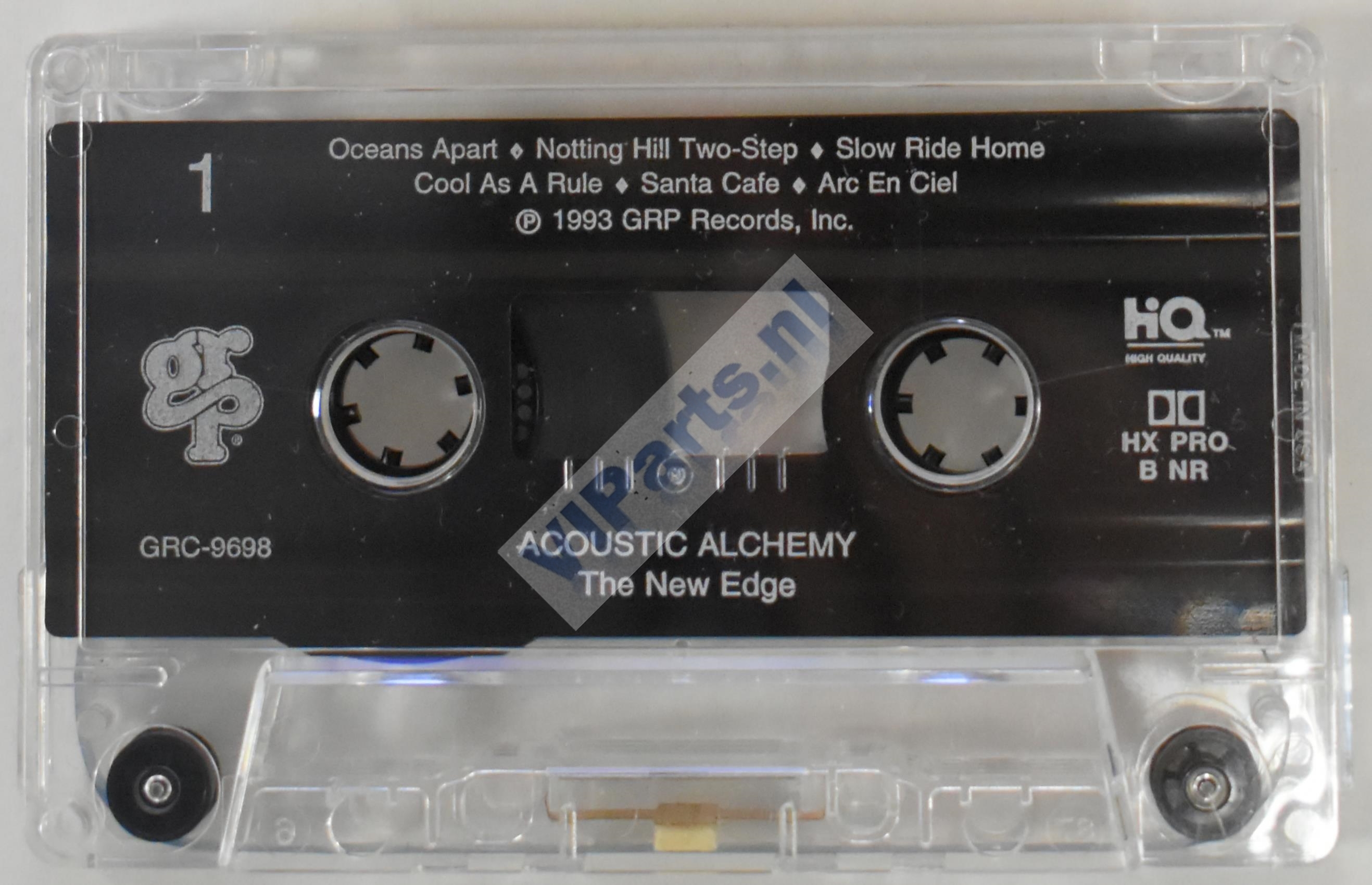 ACOUSTIC ALCHEMY - The New Edge [Instrumental] CAT# GRC-9698 [Tape ...
